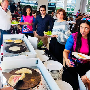Buffet de Crepe Cêlêbrê La France